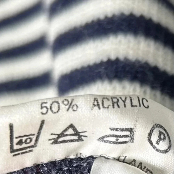 2/$30 Pitlochry of Scotland 30ins/76cms Kids Sweater Bow Stripes Preppy Wool - Picture 10 of 12